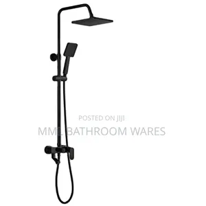Black Standing Shower