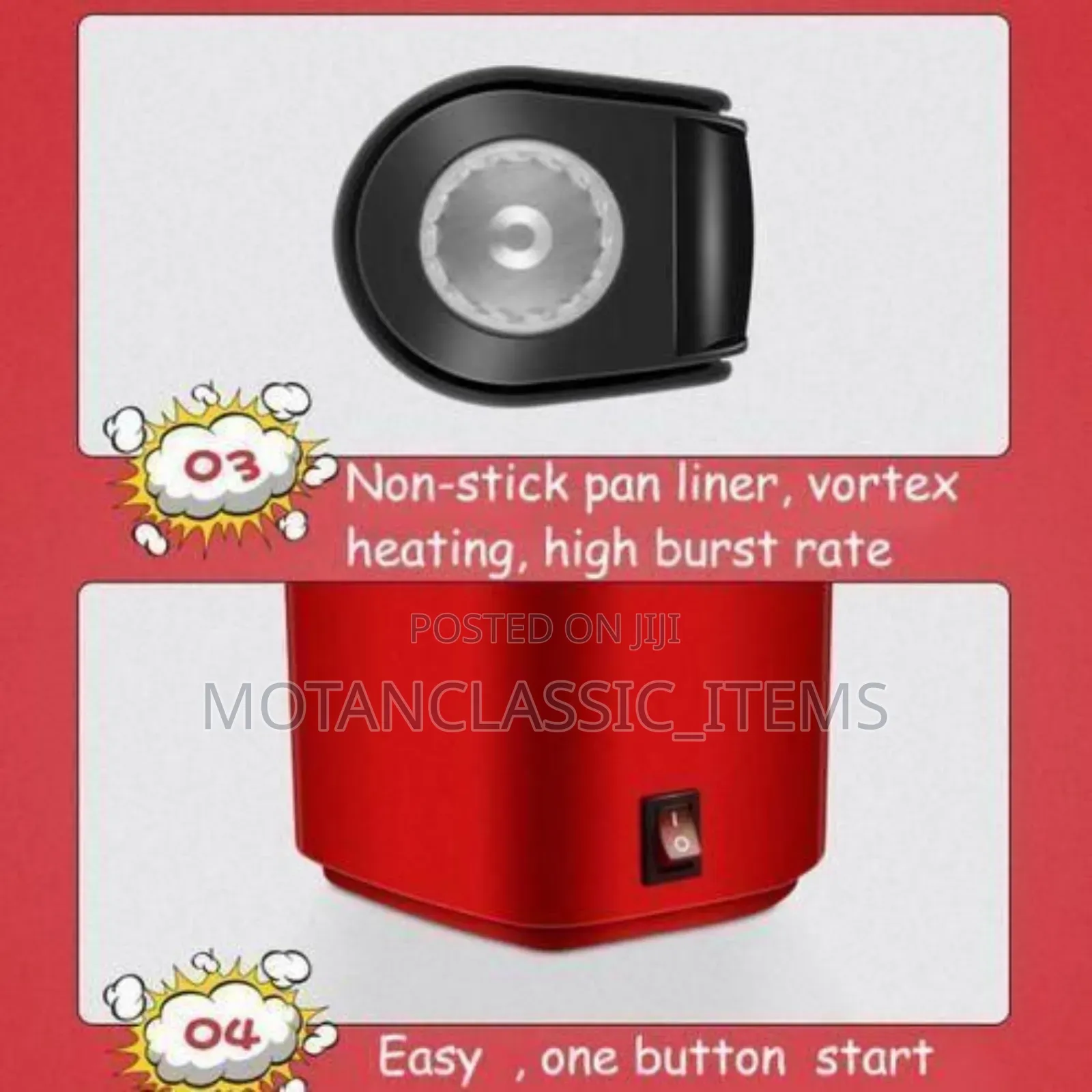 Oil Free Popcorn Maker