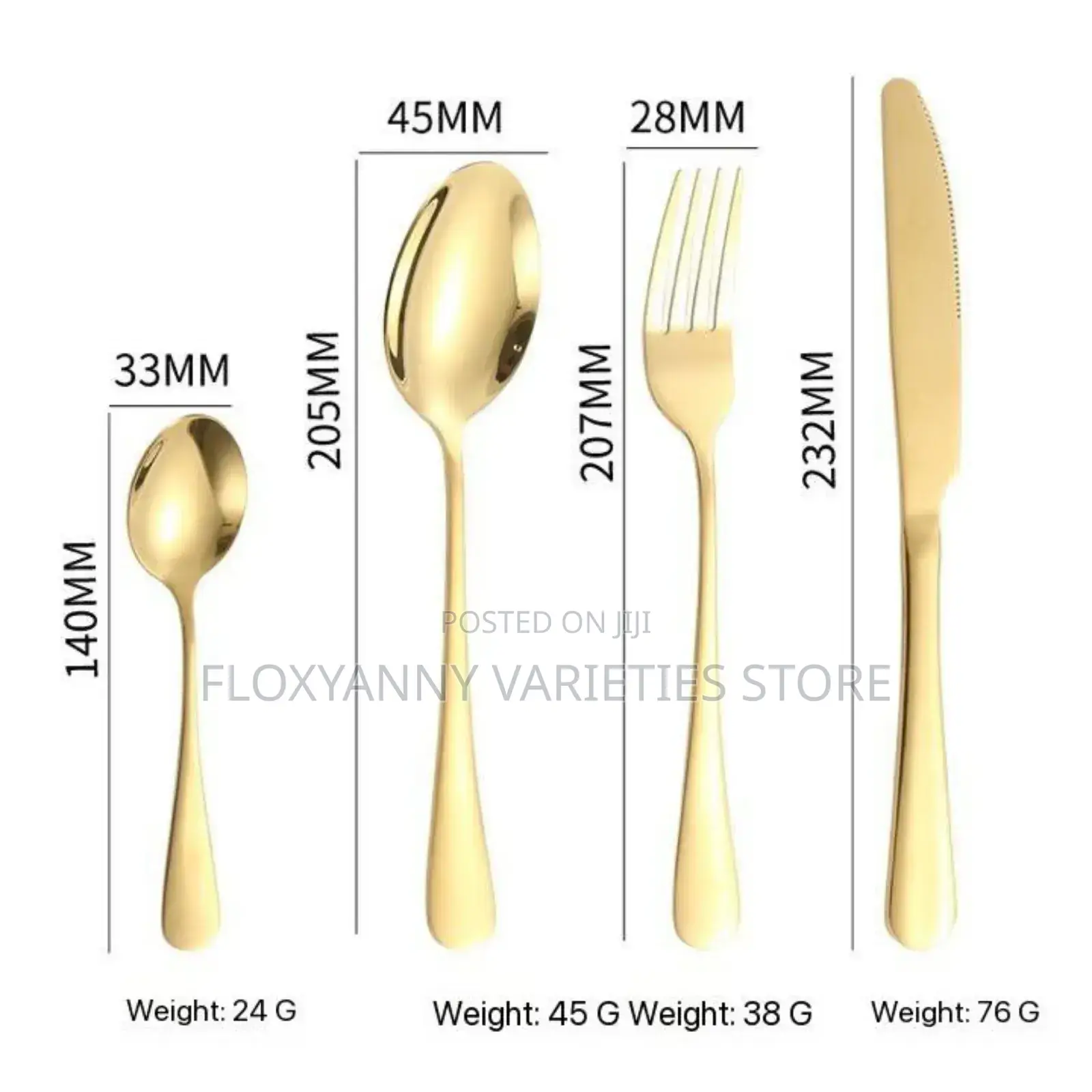 24 Pieces Cutlery Set