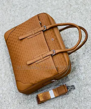 Hermes Leather Luxury Laptop/Office Bag – Unisex, Stylish Durable