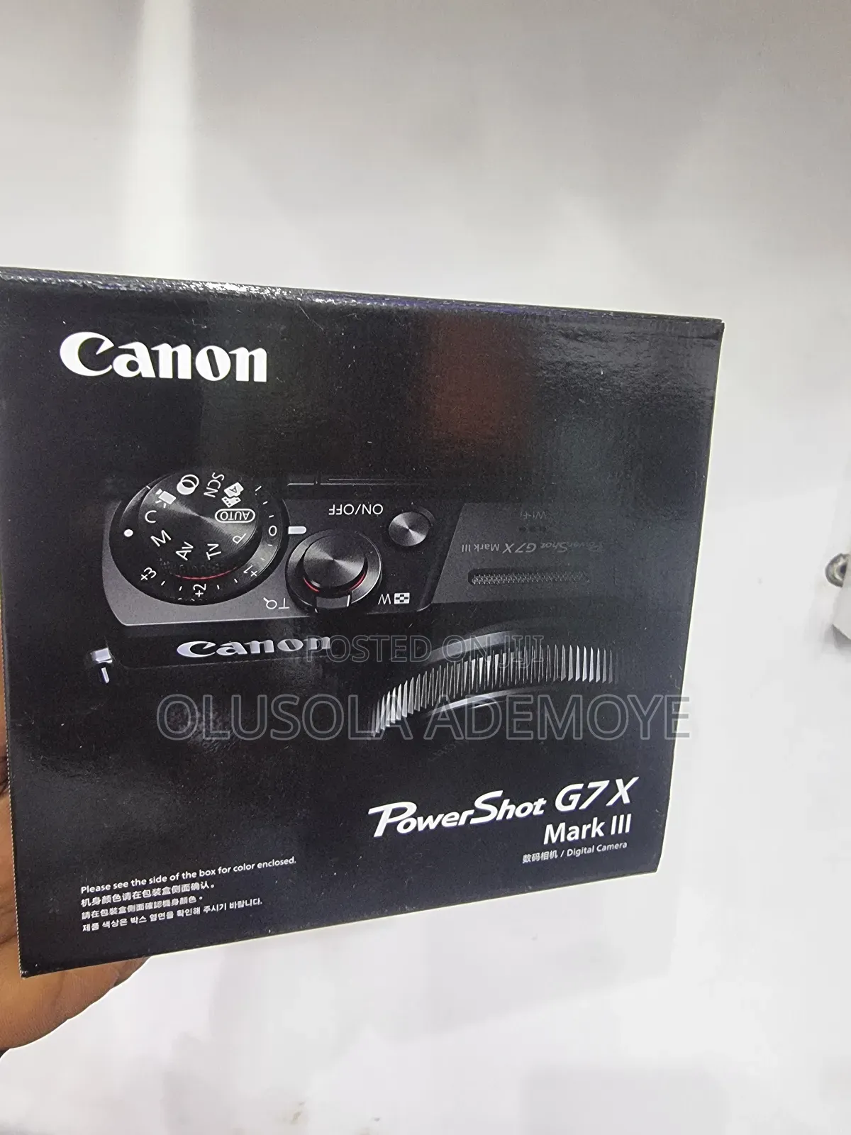 Canon Powershot G7x Mark III