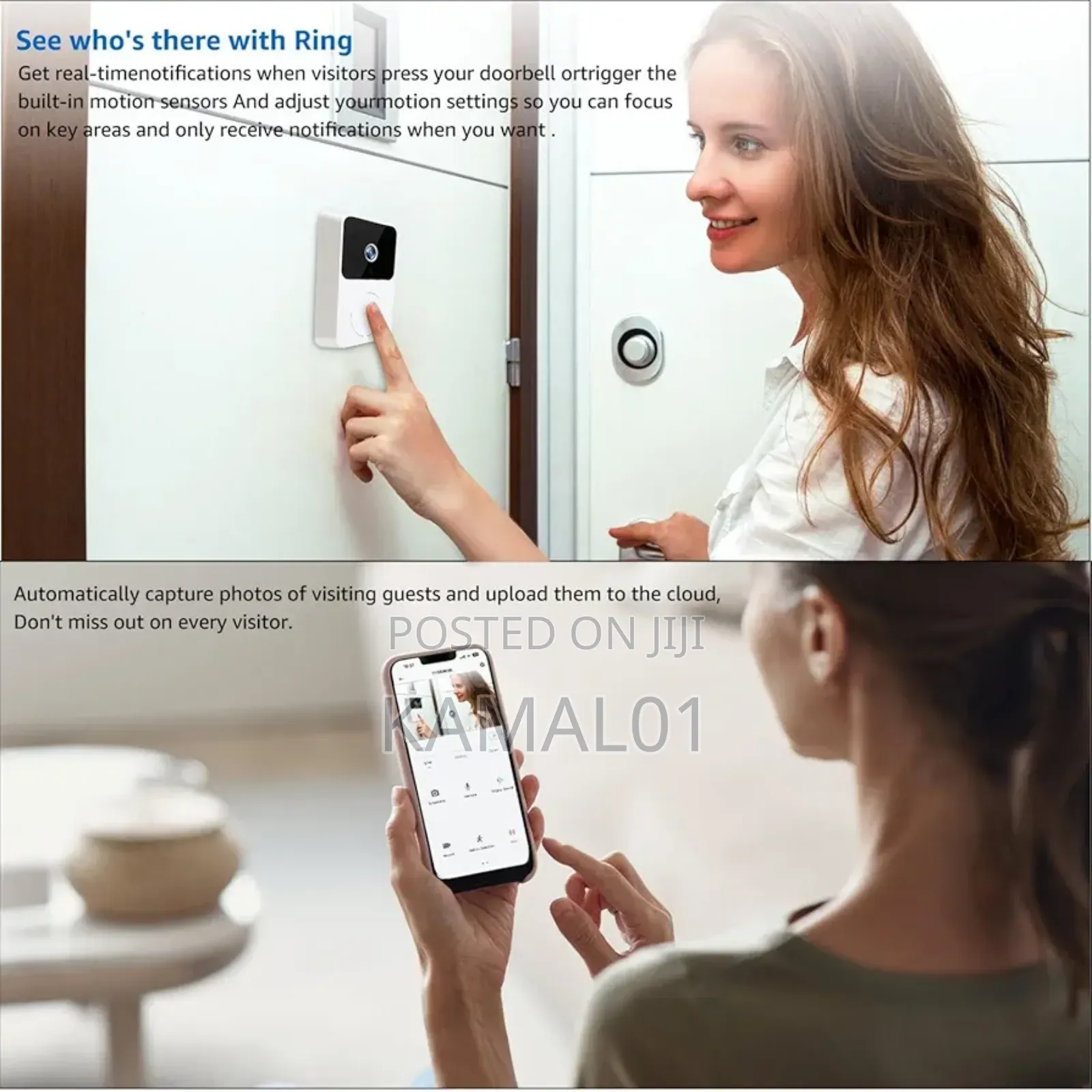 Intelligent Wireless Remote Control Video Doorbell