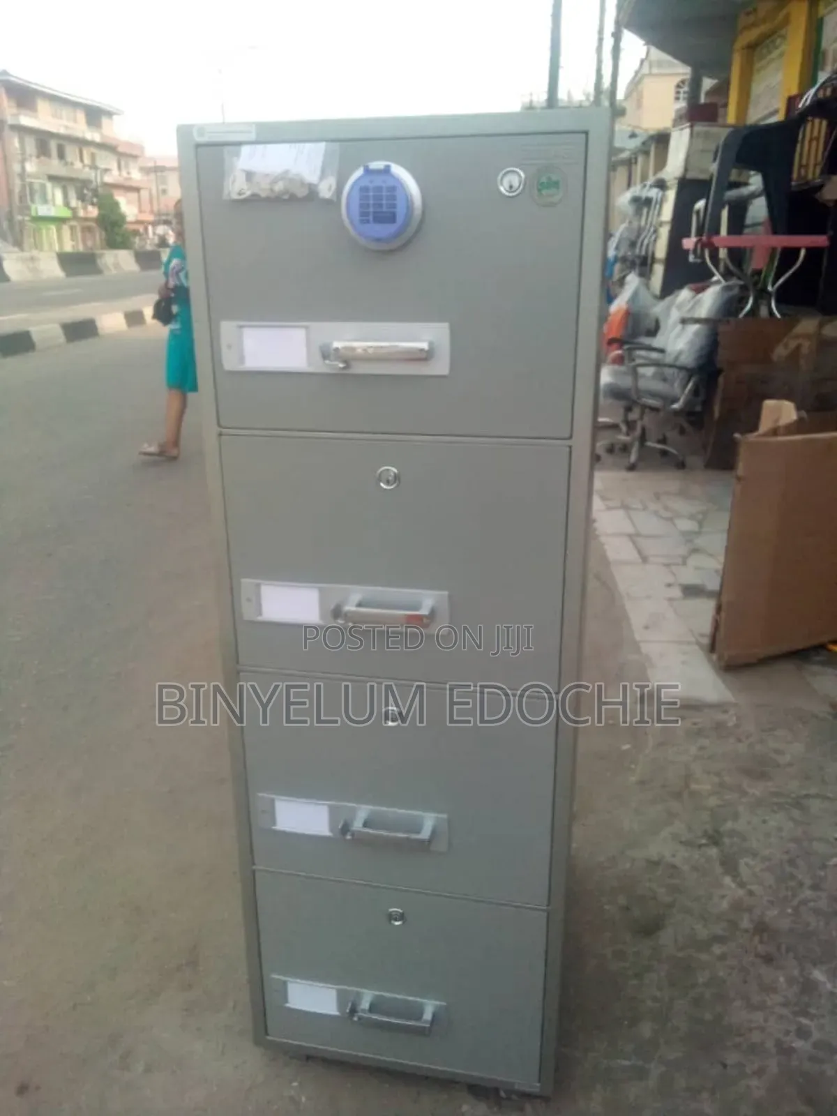 Digital Four Drawer Fire Proof Cabinet