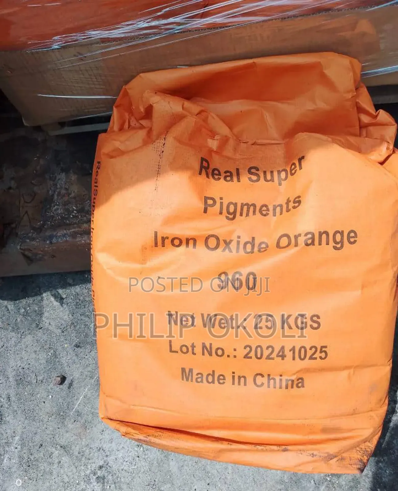 Quality Orange Pigment Cement