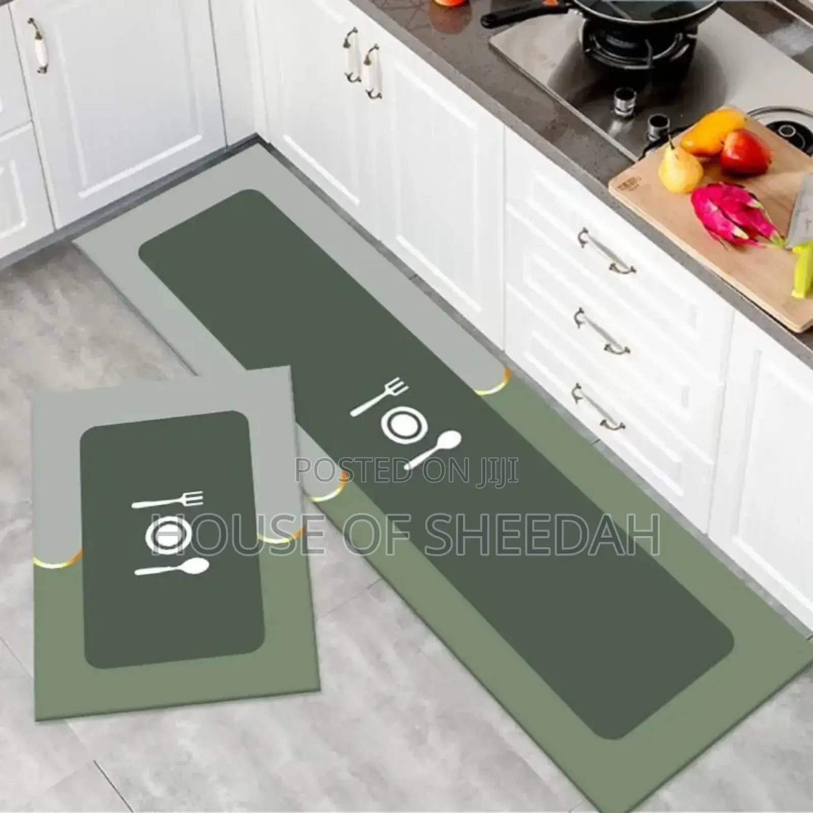 2in1 Absorbent Kitchen Runner Mat