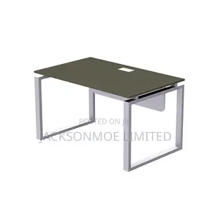 Modern Office Table With Metal Legs