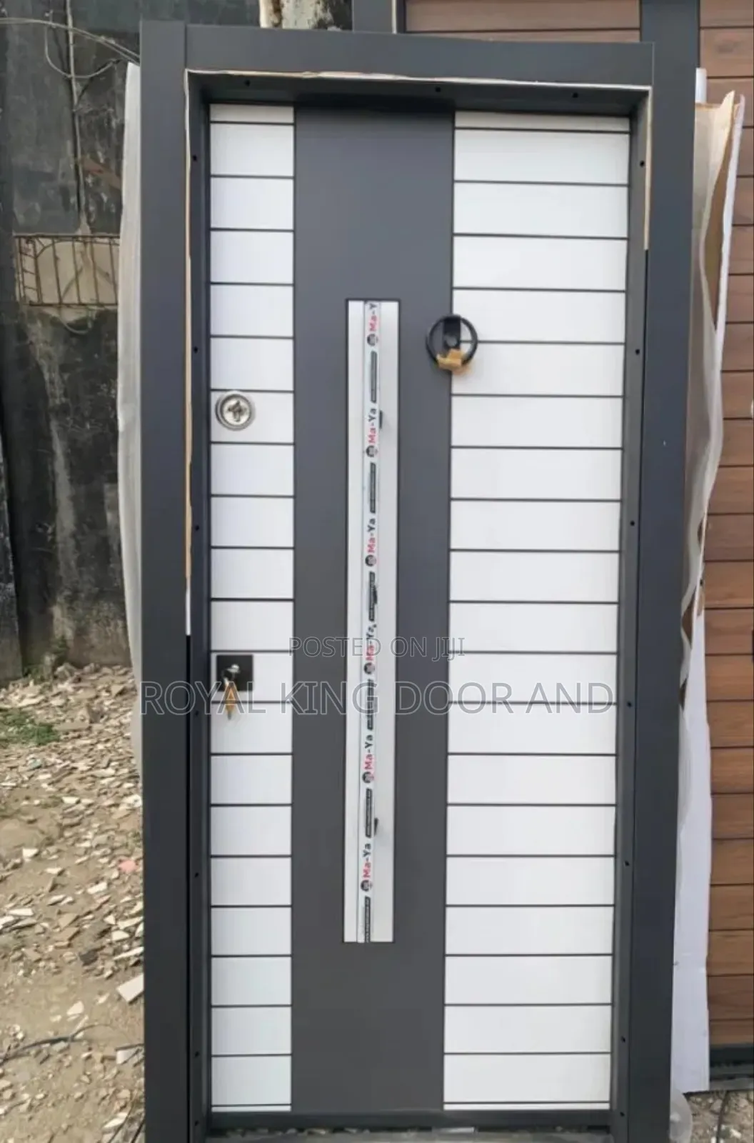 3ft by 7ft Turkish Luxury White Security Door