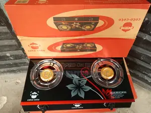 2 Burner Coto Coto - Glass Top Gas Double Burner
