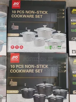 10pcs Jio Non Stick Cookware Set