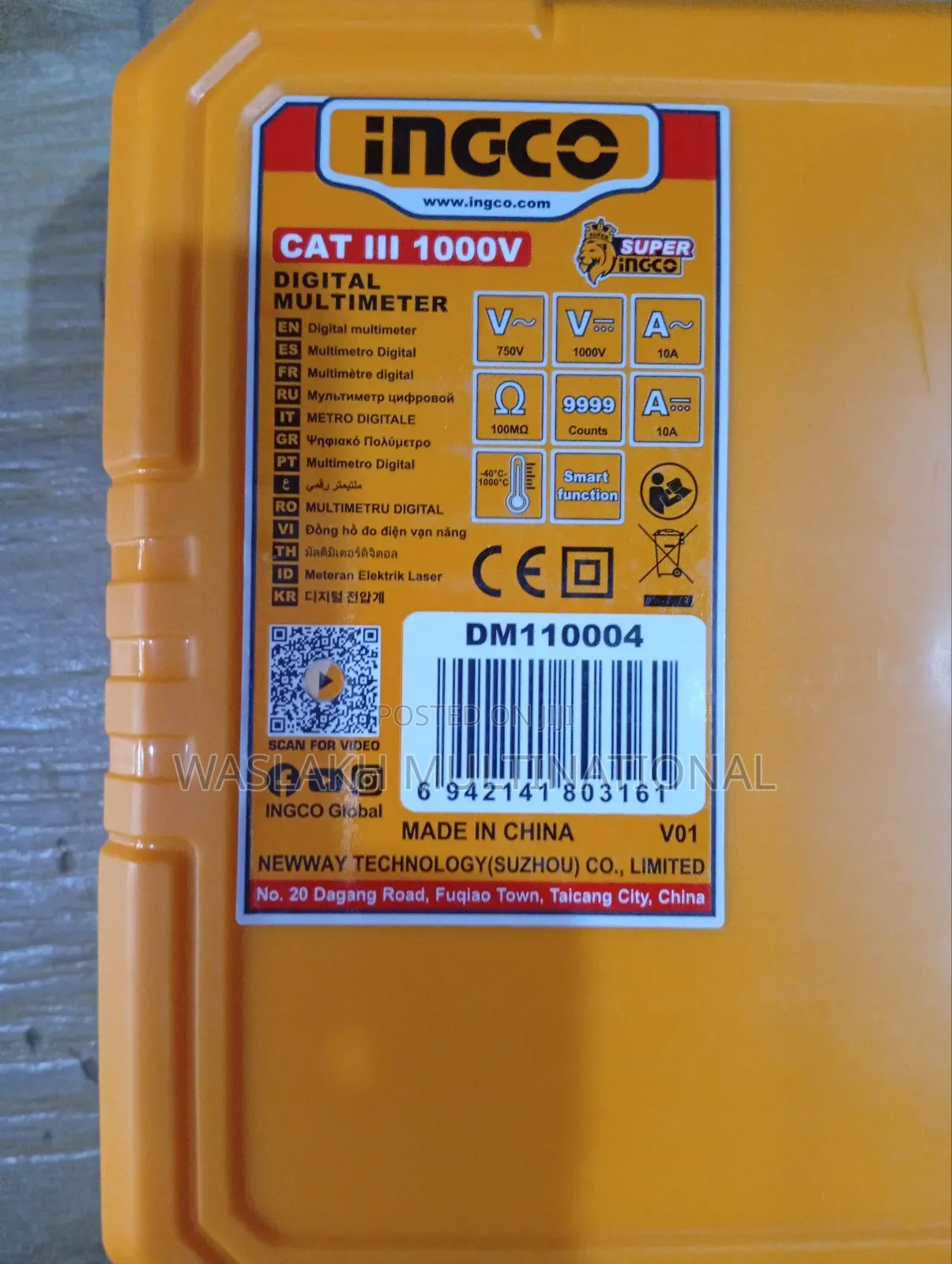 Digital Multimeter 1000v Smart Function