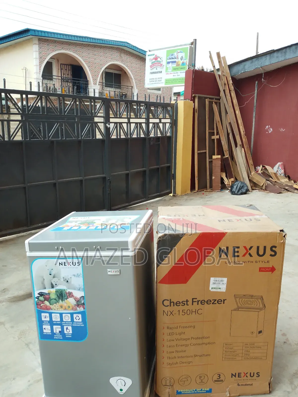 Fast Freezing Nexus 100L Chest Freezer - Silver