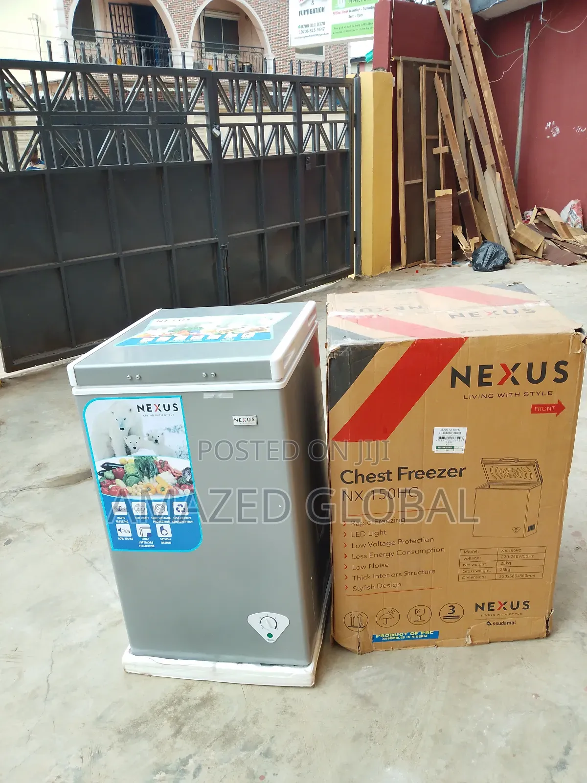 Fast Freezing Nexus 100L Chest Freezer - Silver