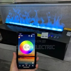 Electric Indoor TV Decor Water Vapour Colourful Fireplace
