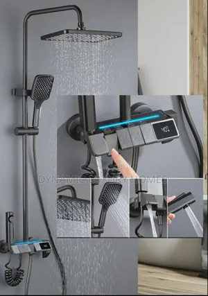 Heavy Gauge Piano Standard Standing Shower Mixer