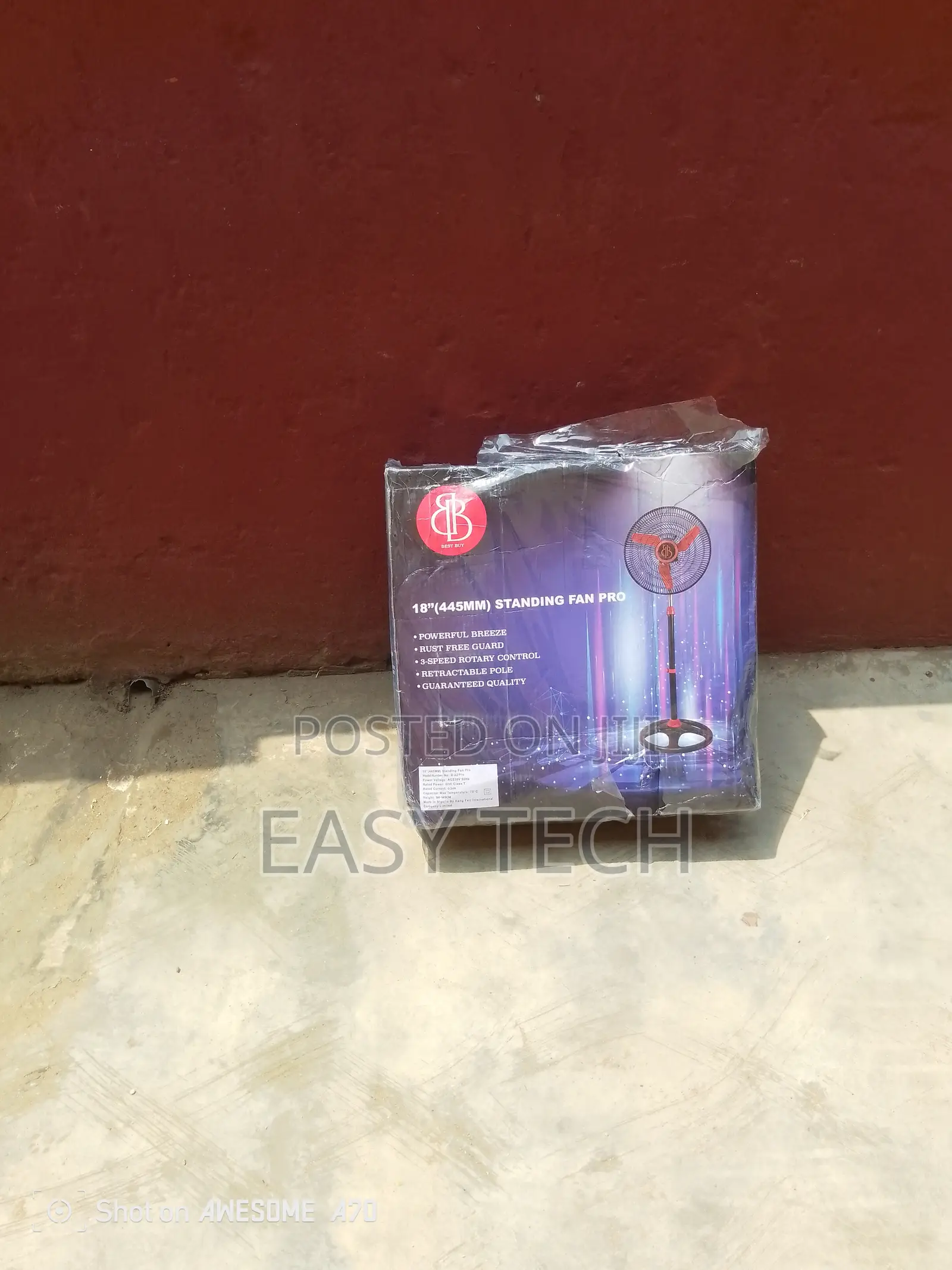 B-22 PRO Best Buy 18" Standing Fan, Energy Saving Model