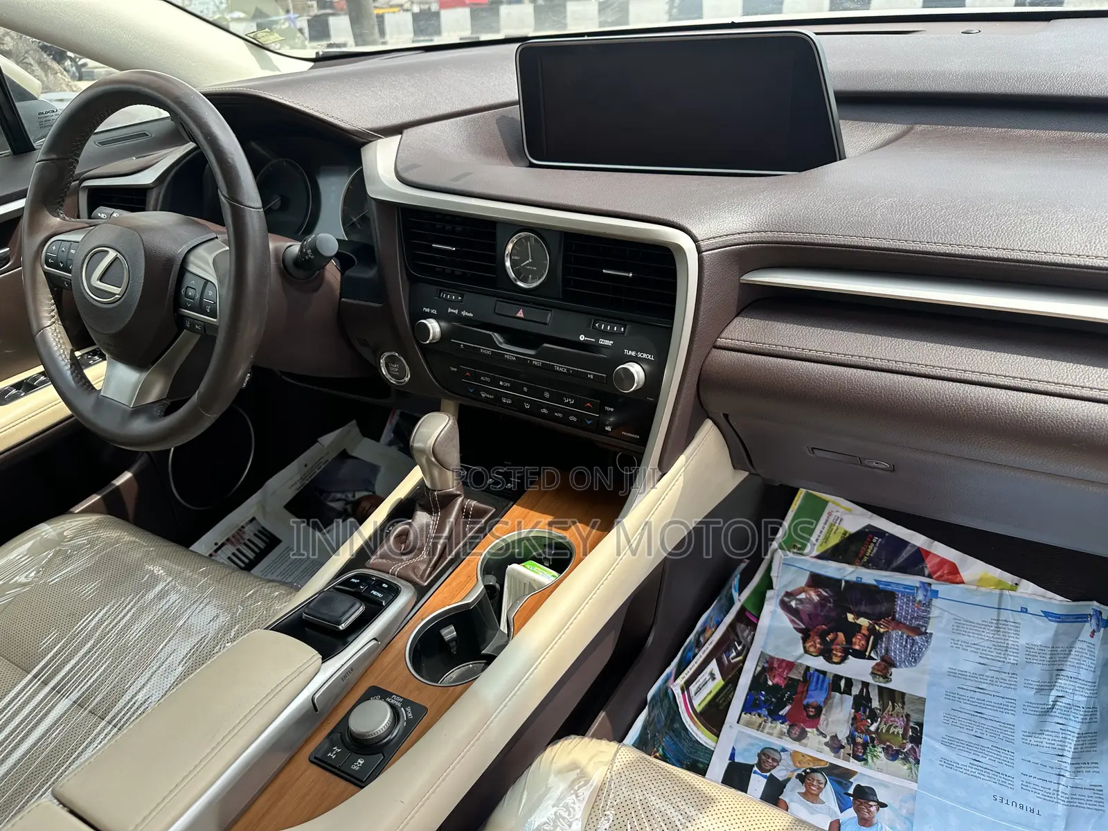 Lexus RX 350 2016 Gold
