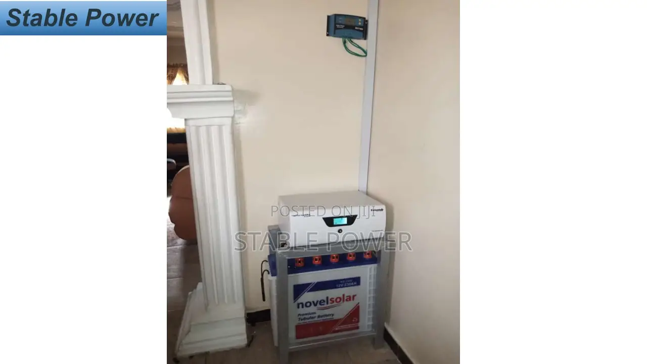 1kva Inverter 1 Battery With 2 Solar Panel