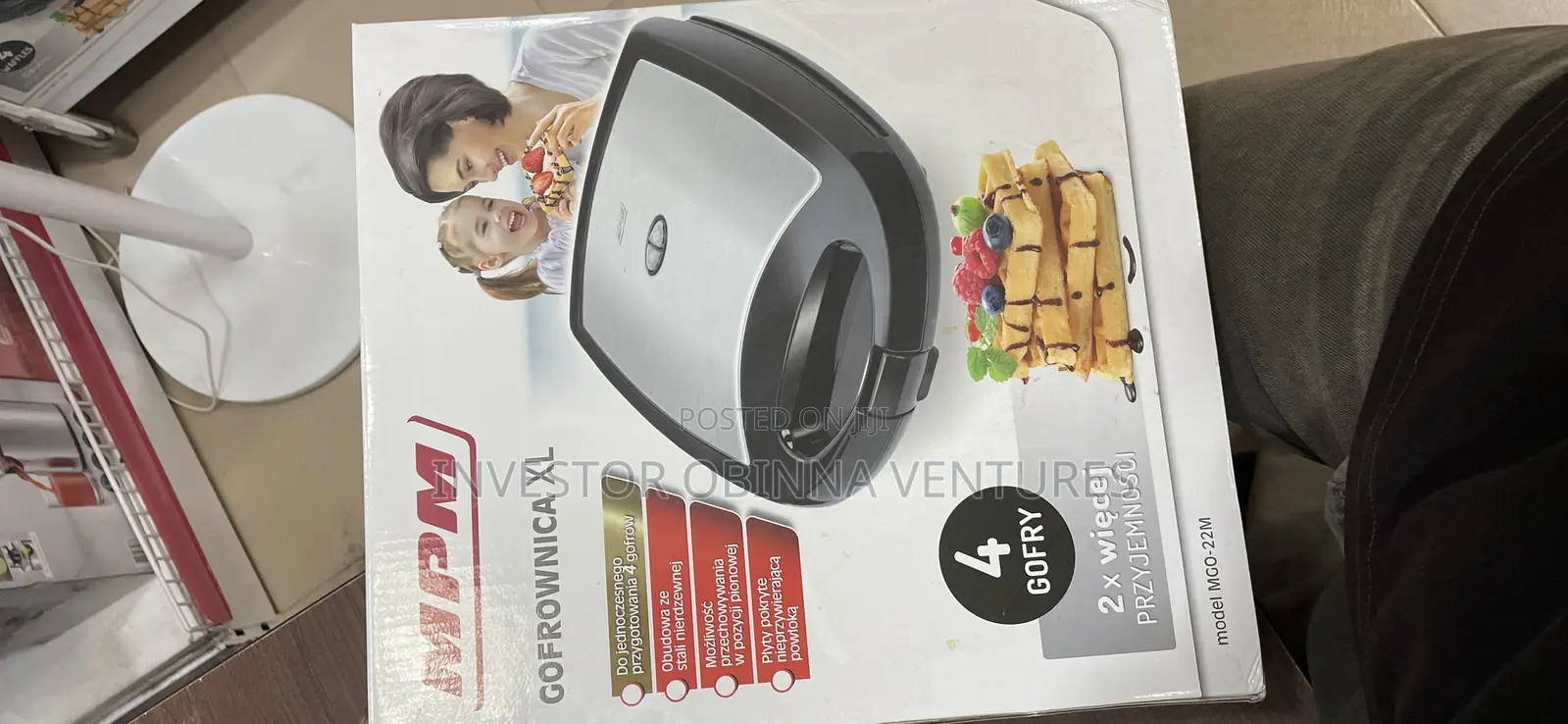 Extra Large Waffle Maker- 4slice