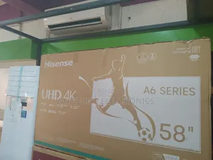 Hisense 58''inch UHD Smart Flameless Tv Netflix Youtube Wifi