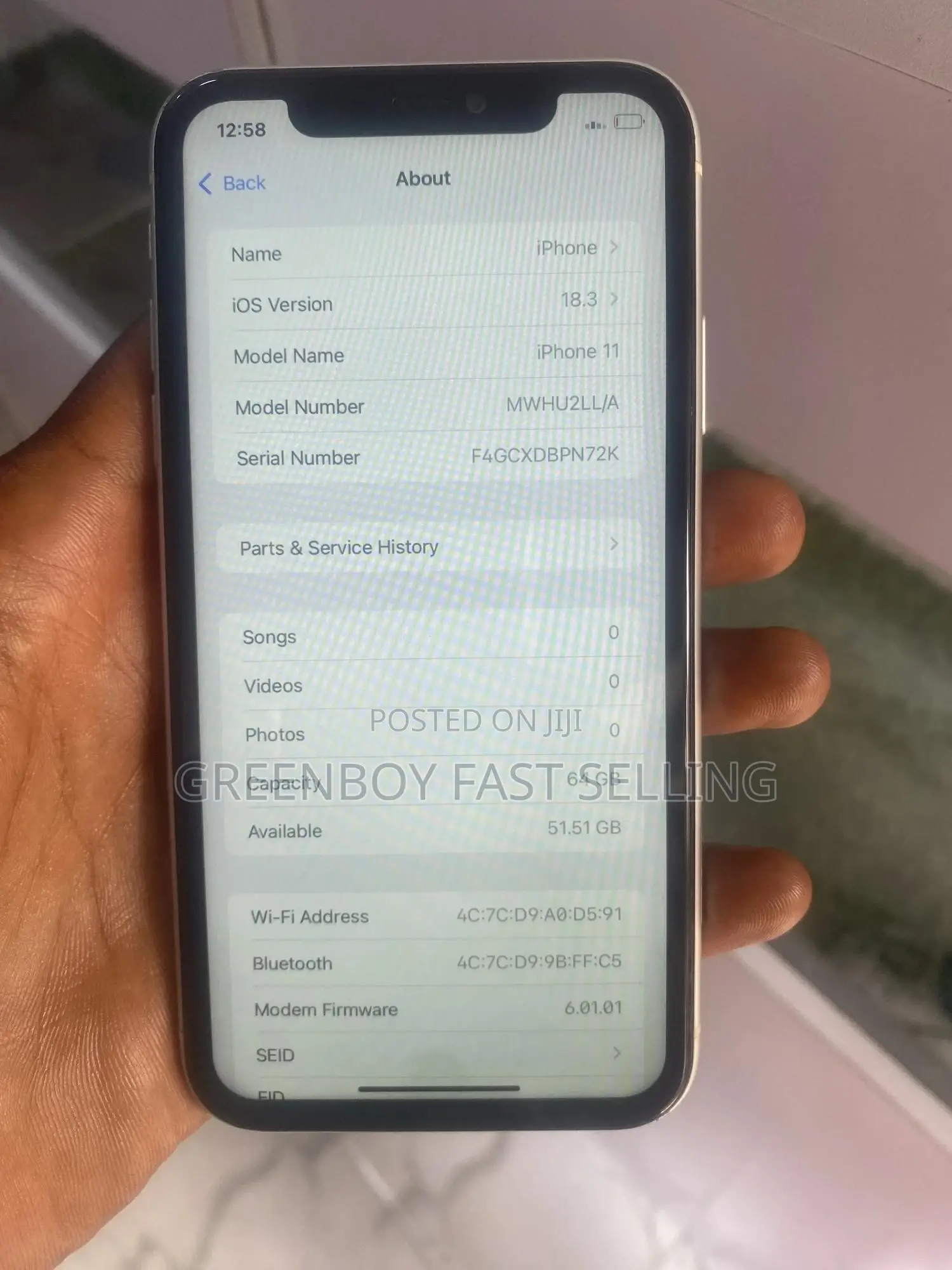Apple iPhone 11 64 GB White