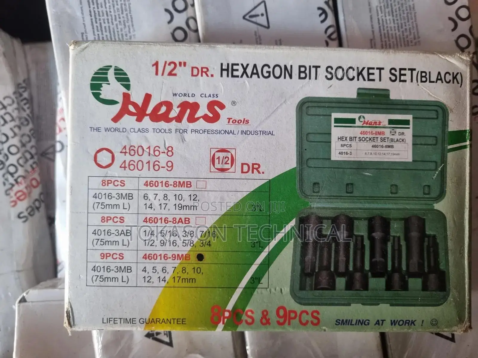 1/2" Hexagon Bit Socket Set