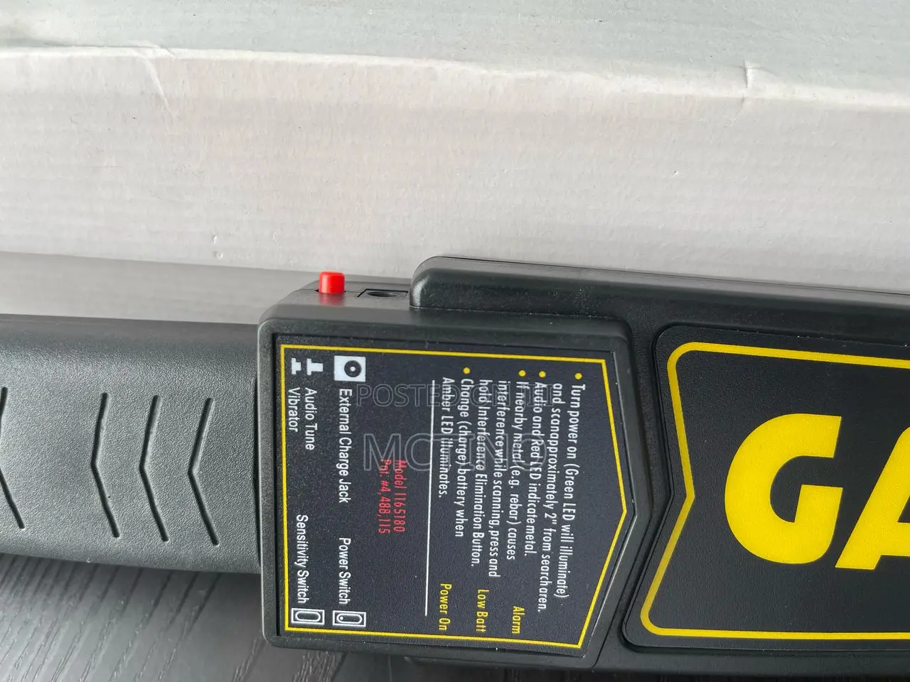 Hand Held Metal Detector