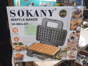 Photo - SOKANY Durable Quality Waffle Maker, 1000W.