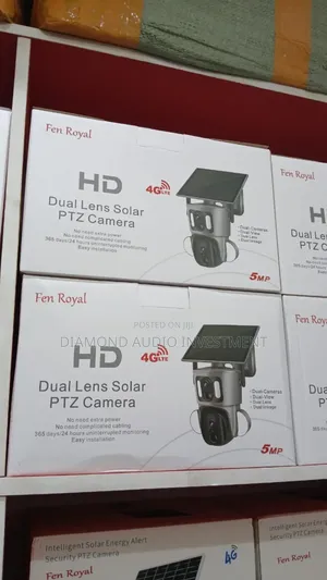 Dual Lens Solar PTZ Camera