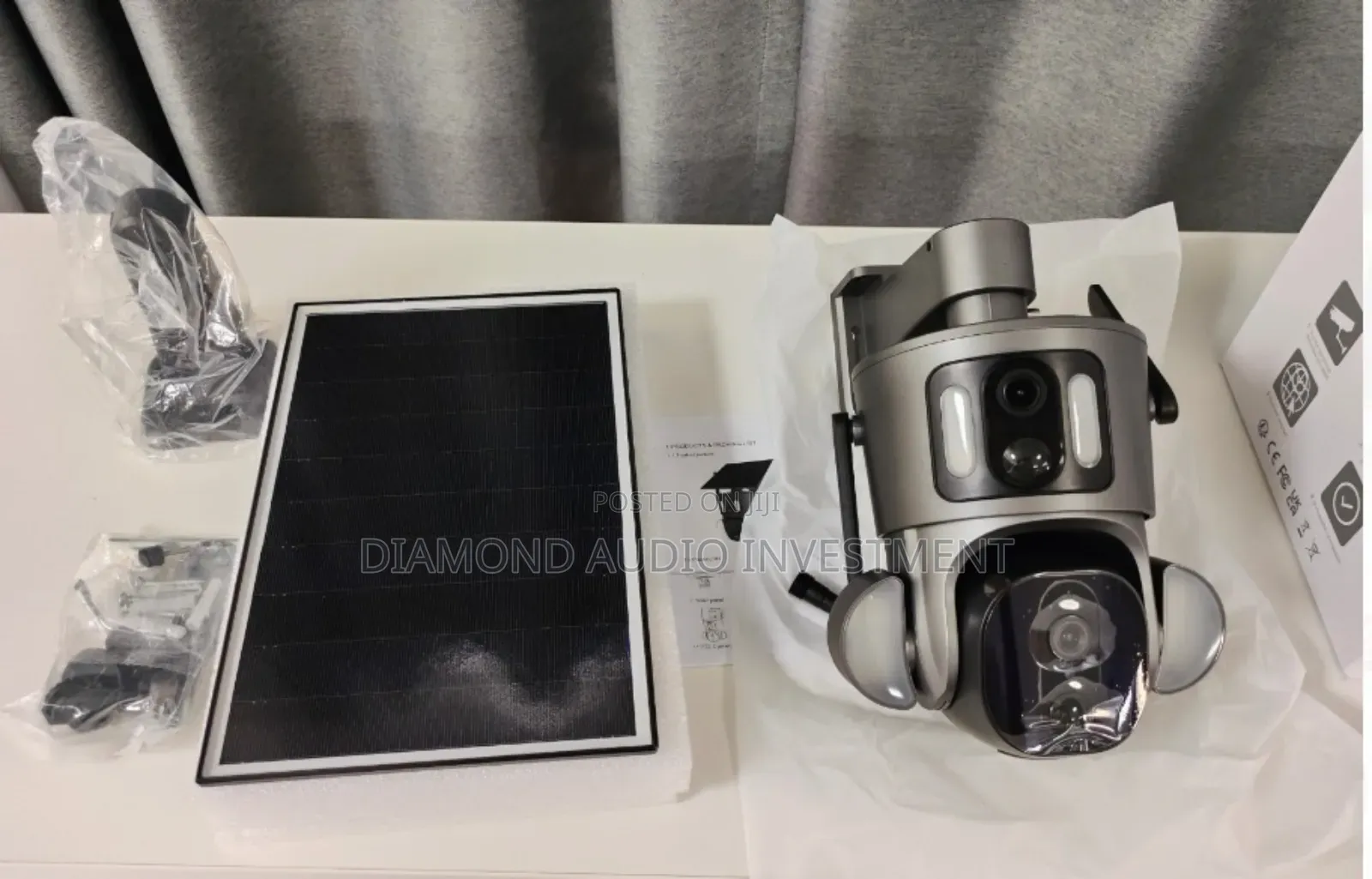 Dual Lens Solar PTZ Camera