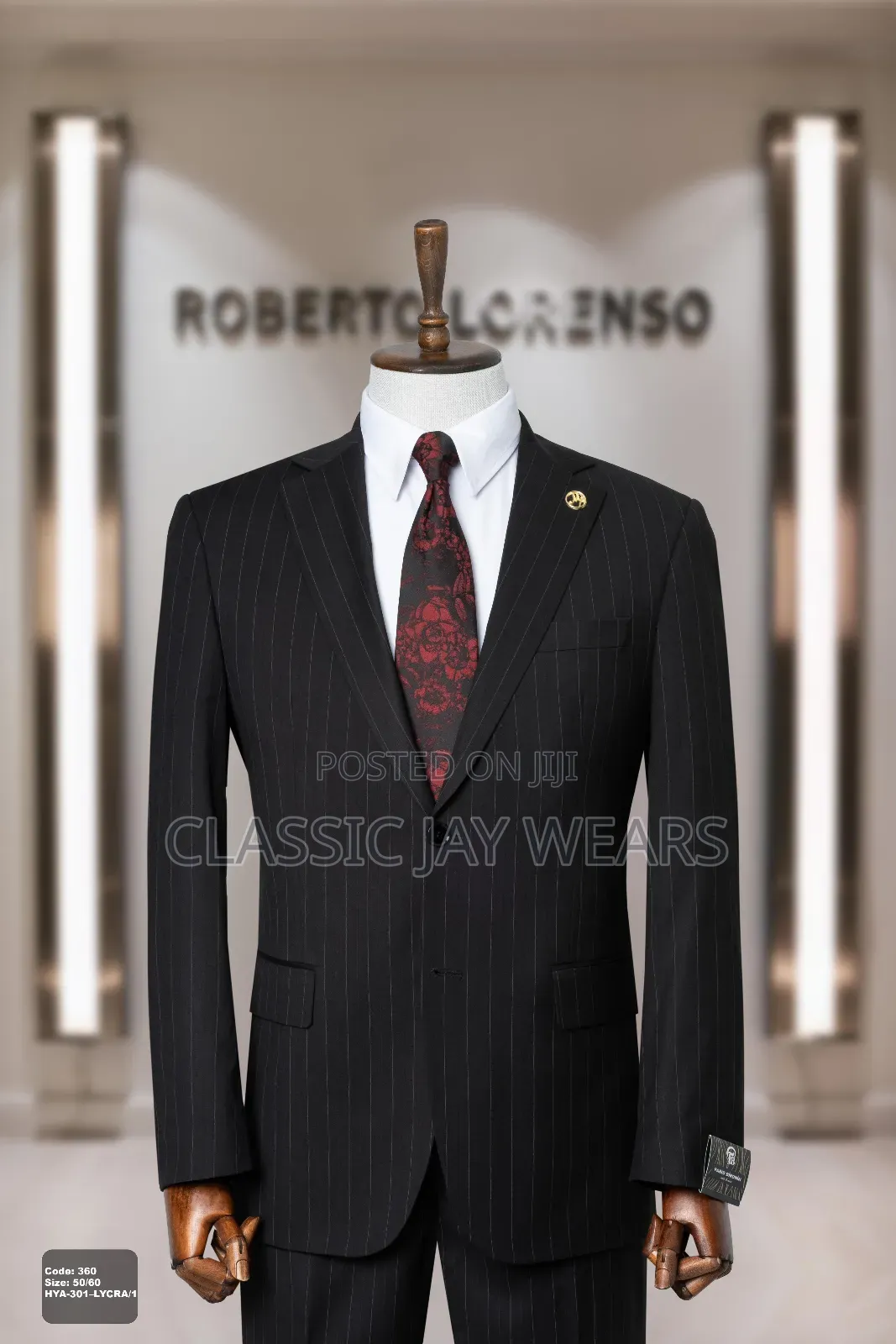 Thinted Thick Black Quality Classic Suit