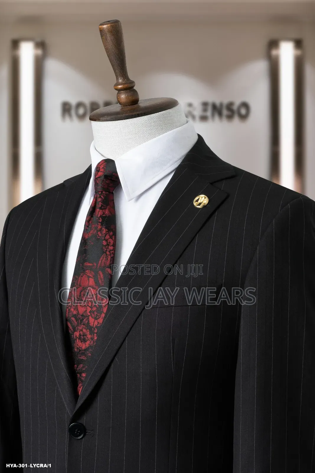 Thinted Thick Black Quality Classic Suit