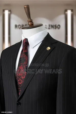 Thinted Thick Black Quality Classic Suit
