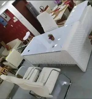 Office Desk With Chairs.