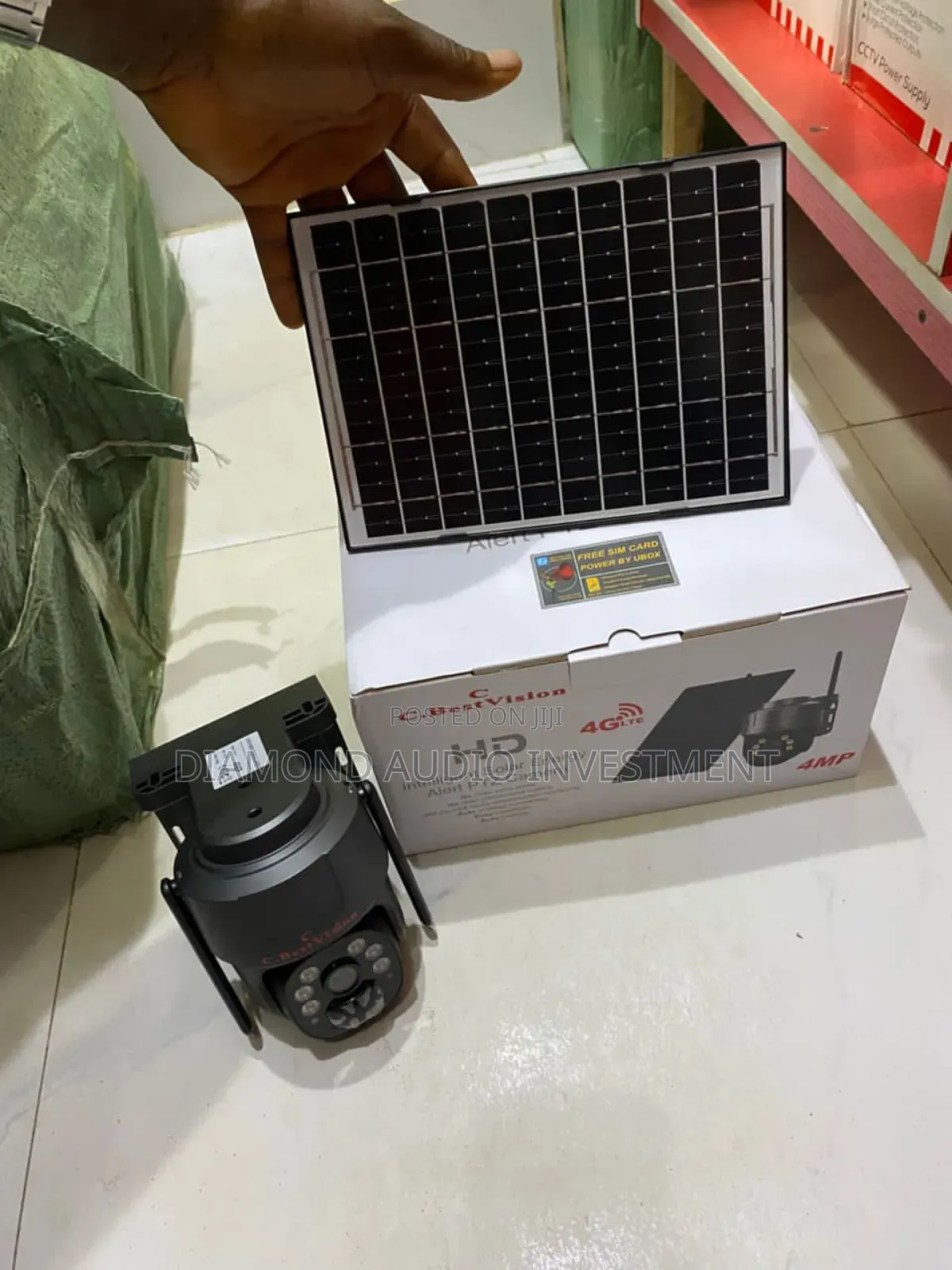 Intelligent Solar Energy Alert PTZ Camera
