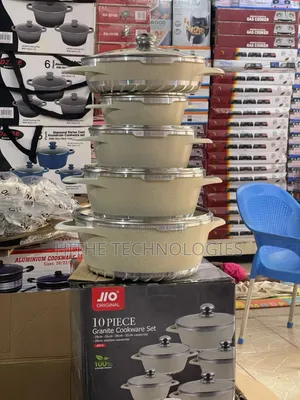 Photo - Granite Cookware Set Nonstick Pots