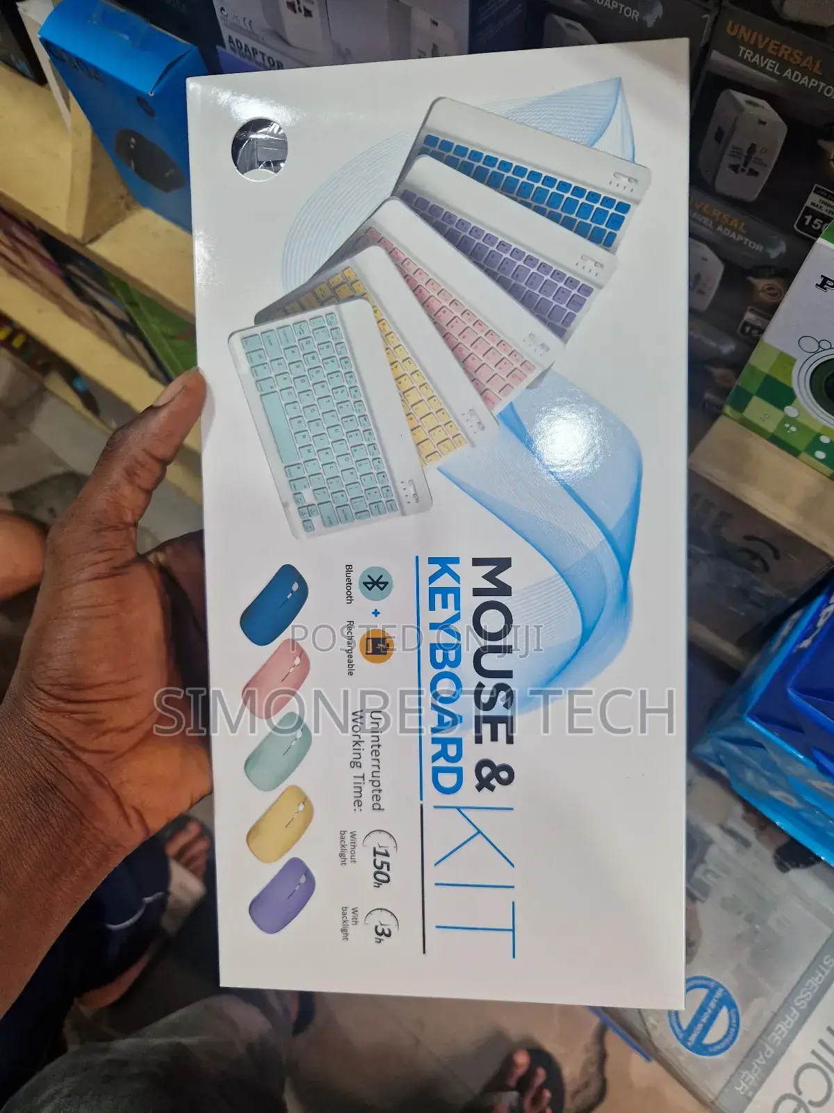 Portable Bluetooth Keyboard and Mouse
