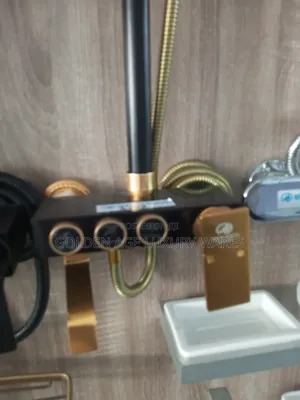 High Quality Black and Gold Shower