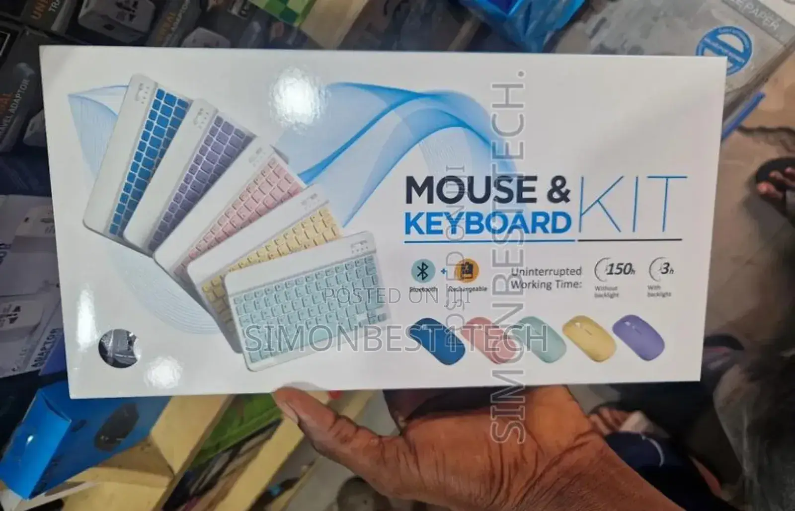 Portable Bluetooth Keyboard and Mouse