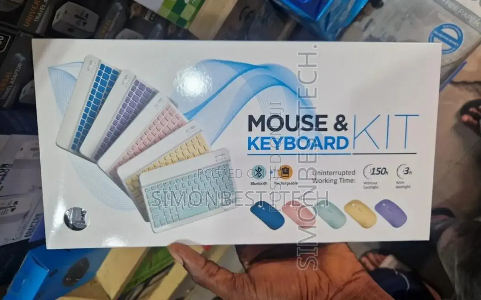 Portable Bluetooth Keyboard and Mouse