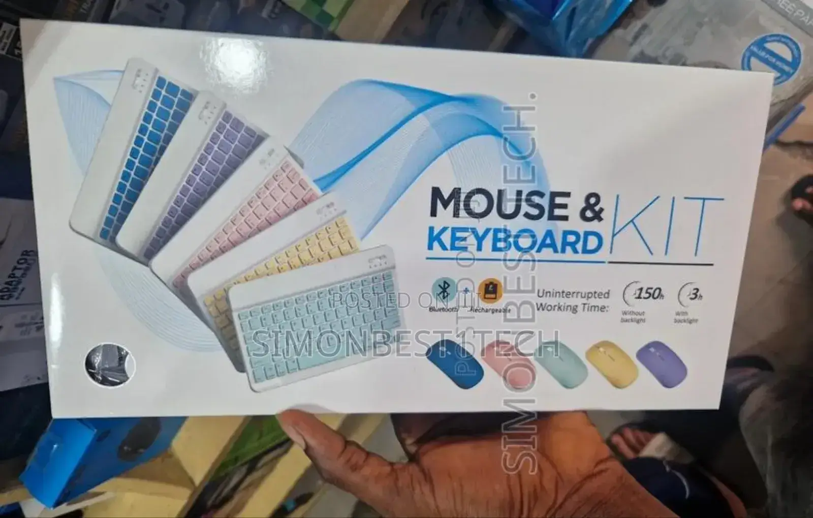 Portable Bluetooth Keyboard and Mouse