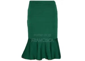Ladies Corporate Elastic Waist Skirt