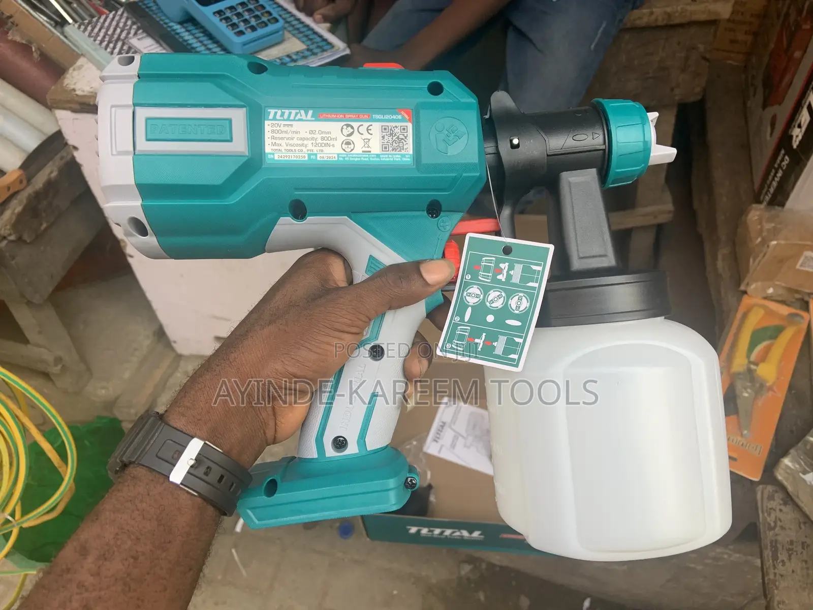 Lithium Cordless Spray Gun (P20s)