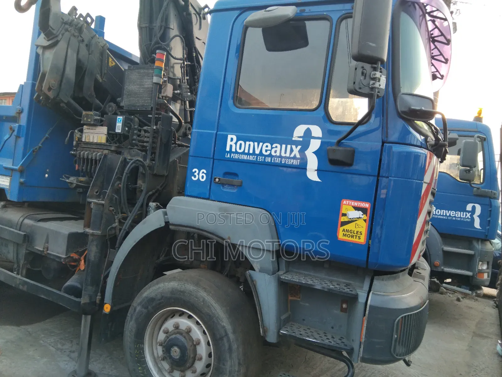 Man Diesel Tipper With Self Loader 2012 Blue
