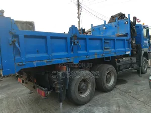 Man Diesel Tipper With Self Loader 2012 Blue