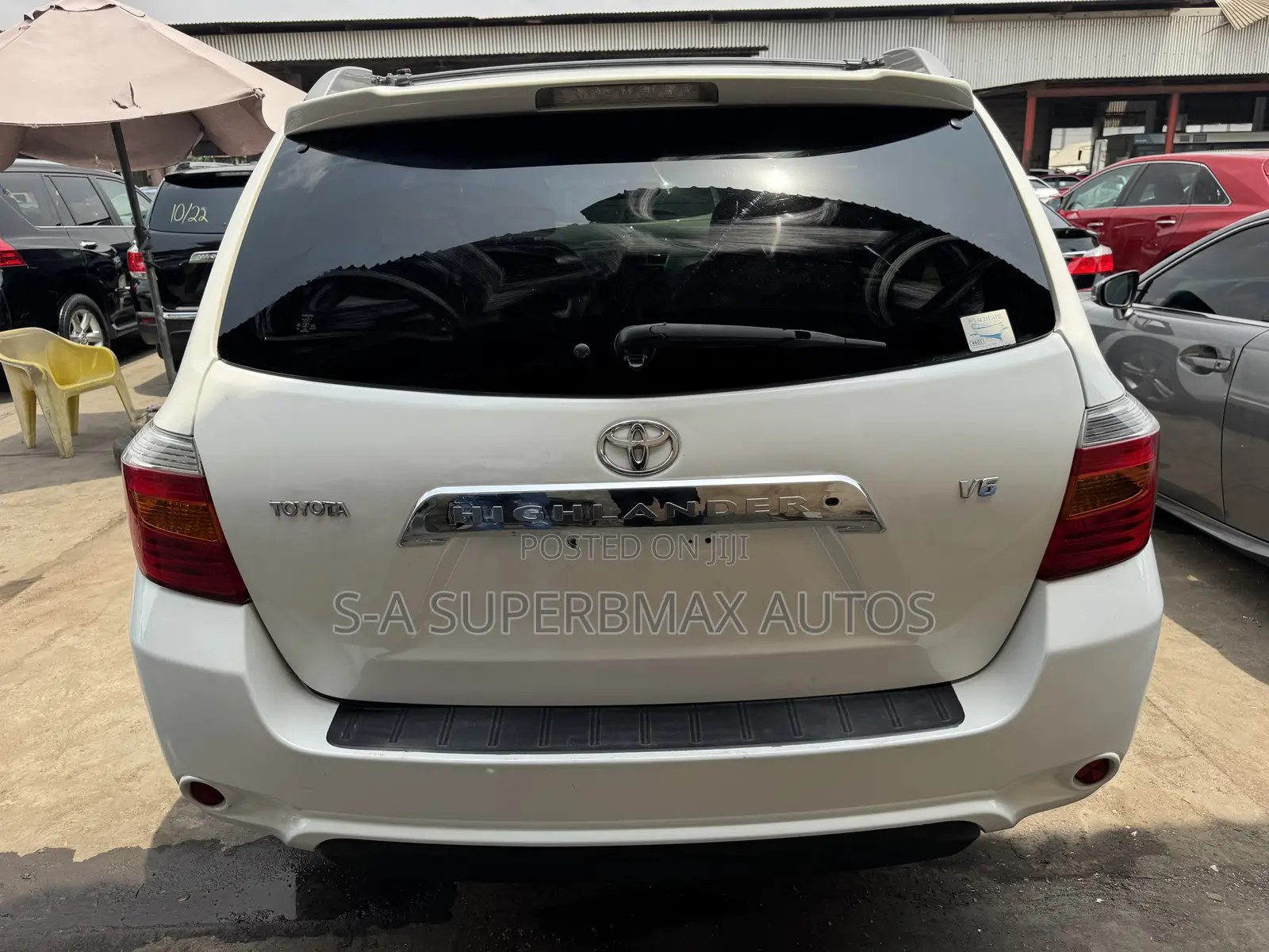 Toyota Highlander Limited 2008 White