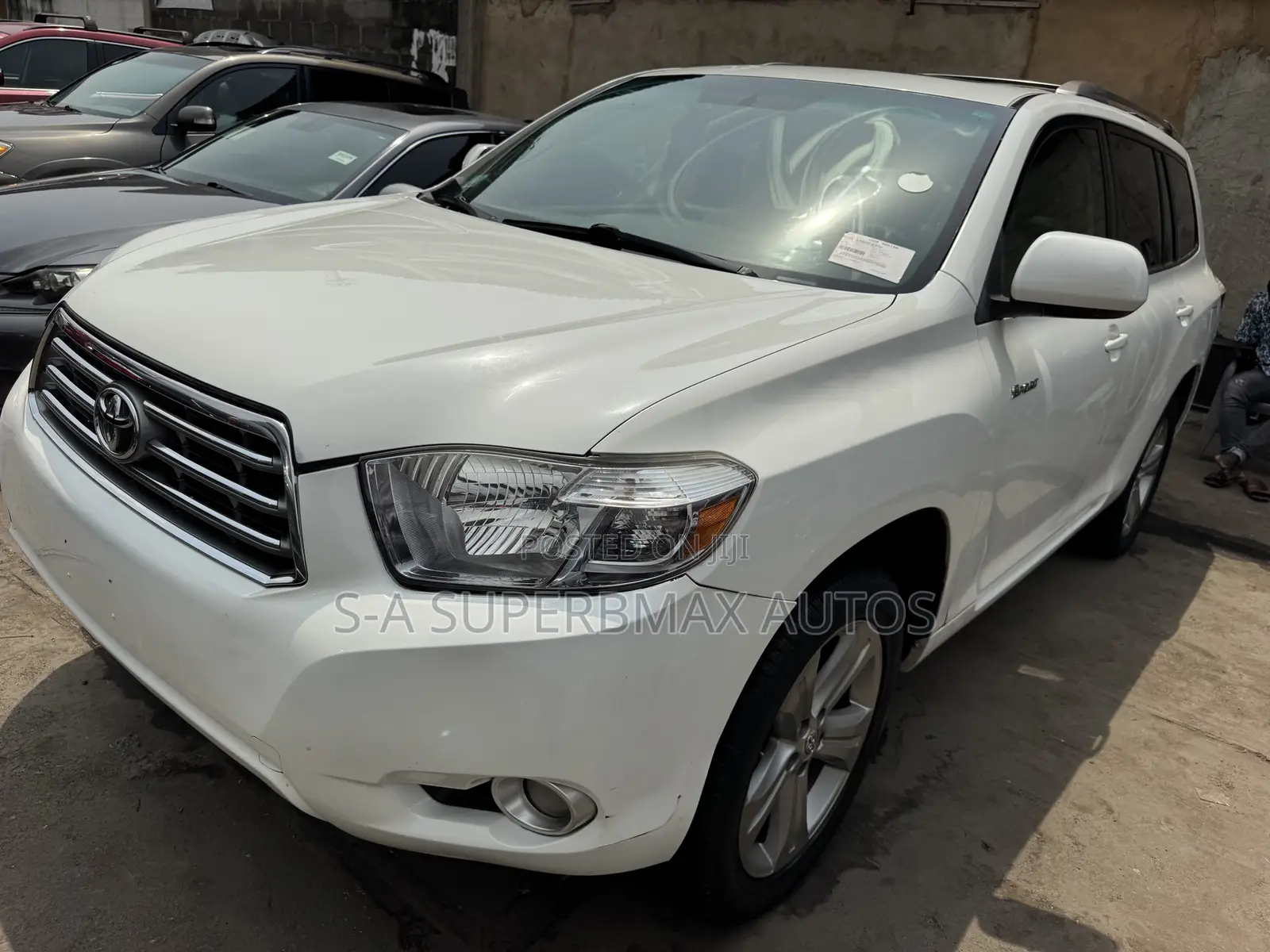 Toyota Highlander Limited 2008 White