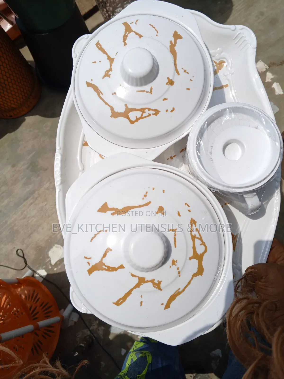 Dinner Set With Tray and Cup