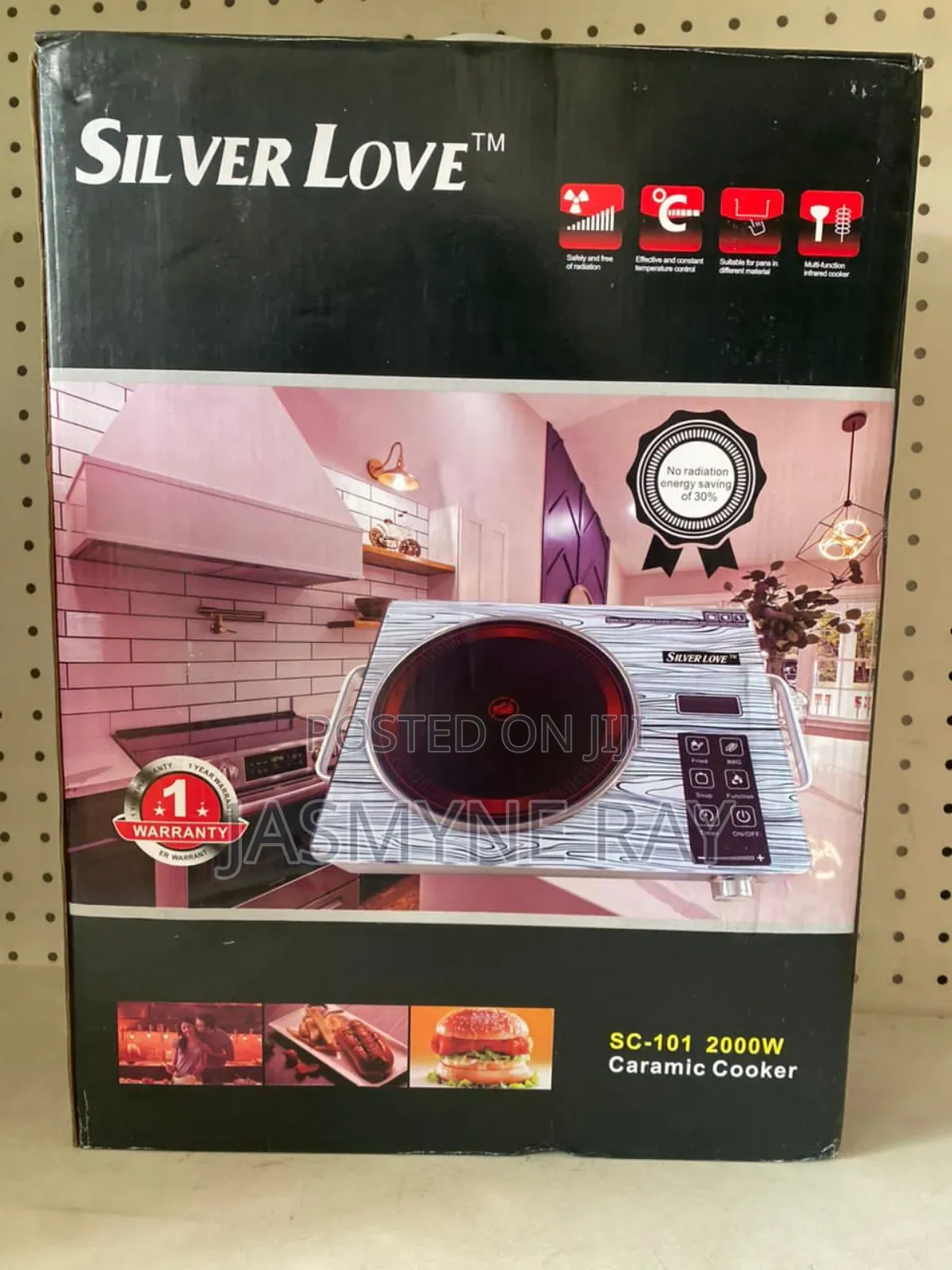 Silver Love Digital Infrared Cooker 2000w