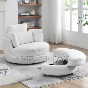 The Modern, Leisure Armchair With Storage Ottoman.