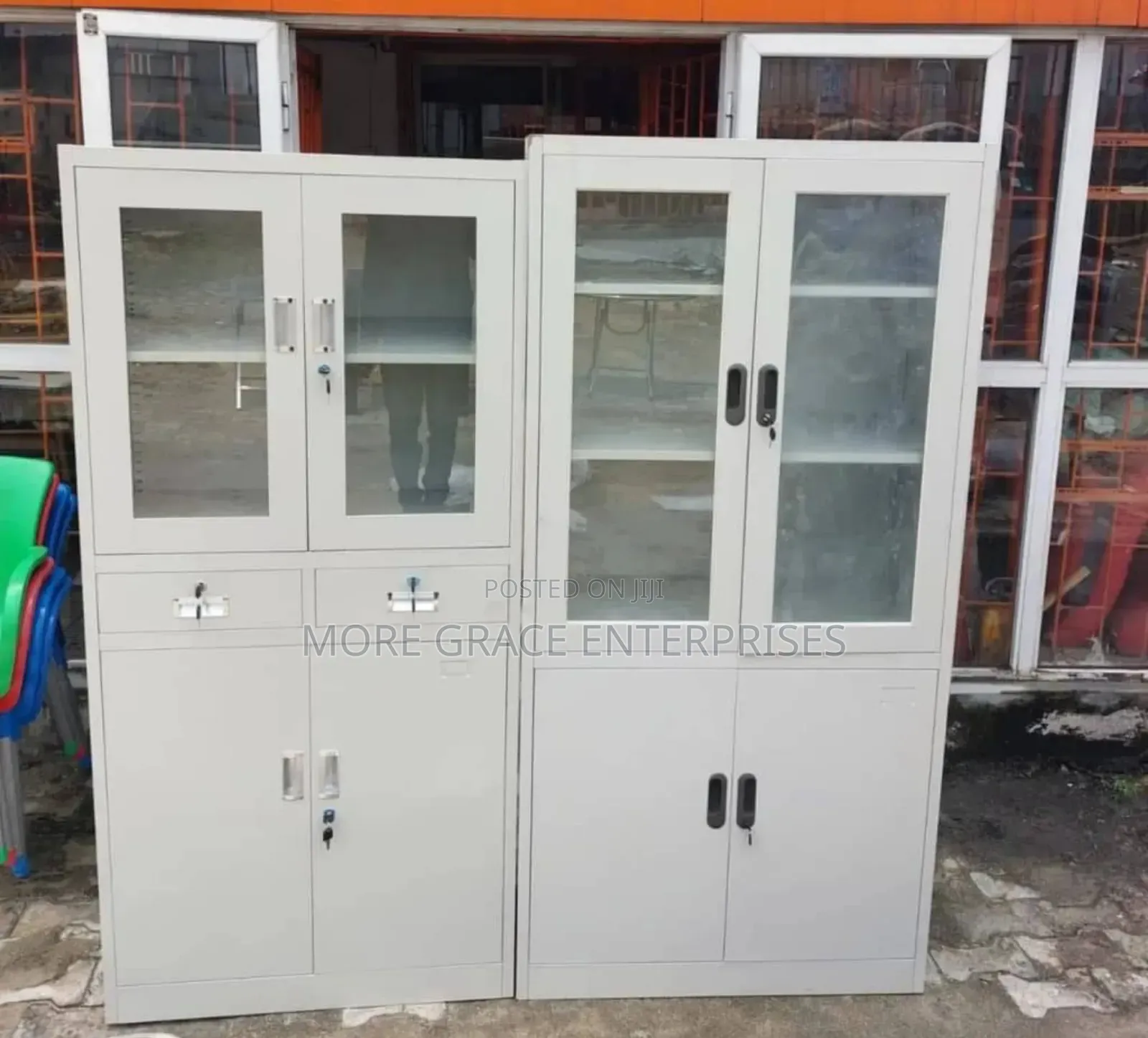 Office Metal Cabinet With 2 Doors.